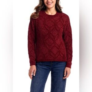 Weatherproof Vintage Women’s Chenille Crewneck Sweater ✨